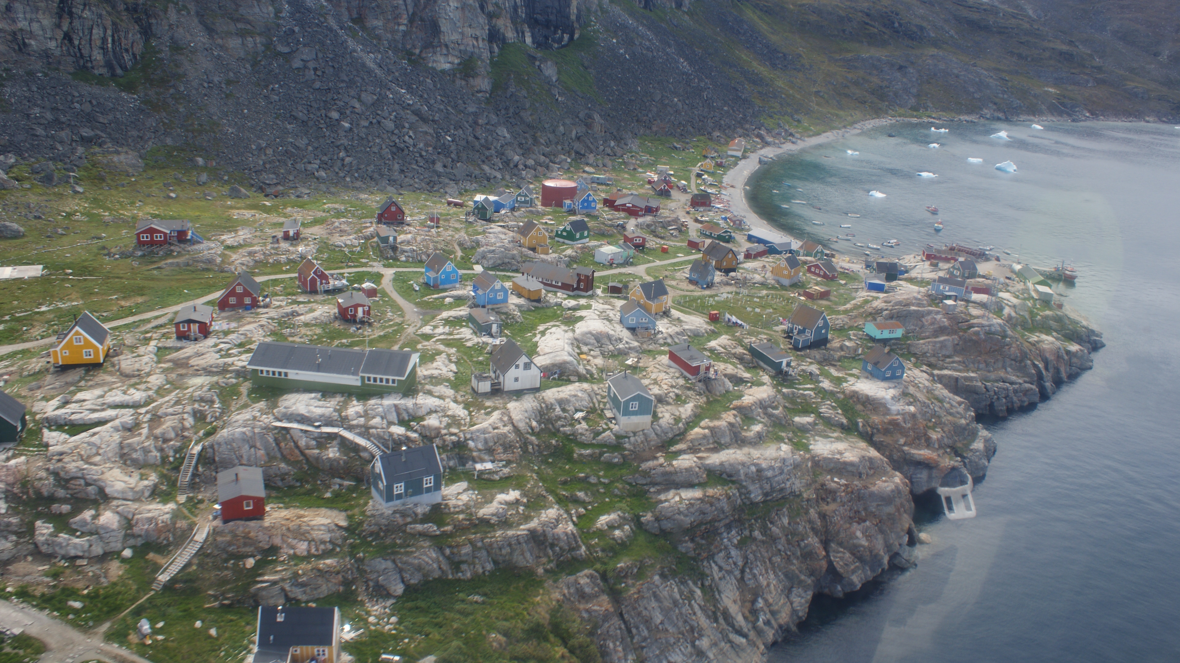 Aerial view of Ukkusissat